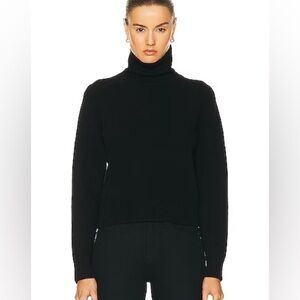 NILI LOTAN Hollyn cropped wool turtleneck sweater